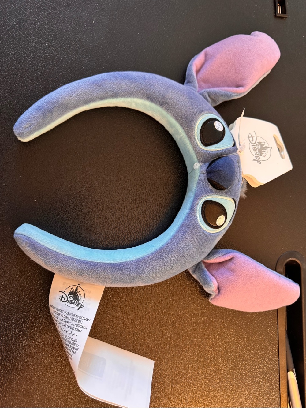 NWT Disney Stitch Peekaboo Plush Character Headband Floppy Ears